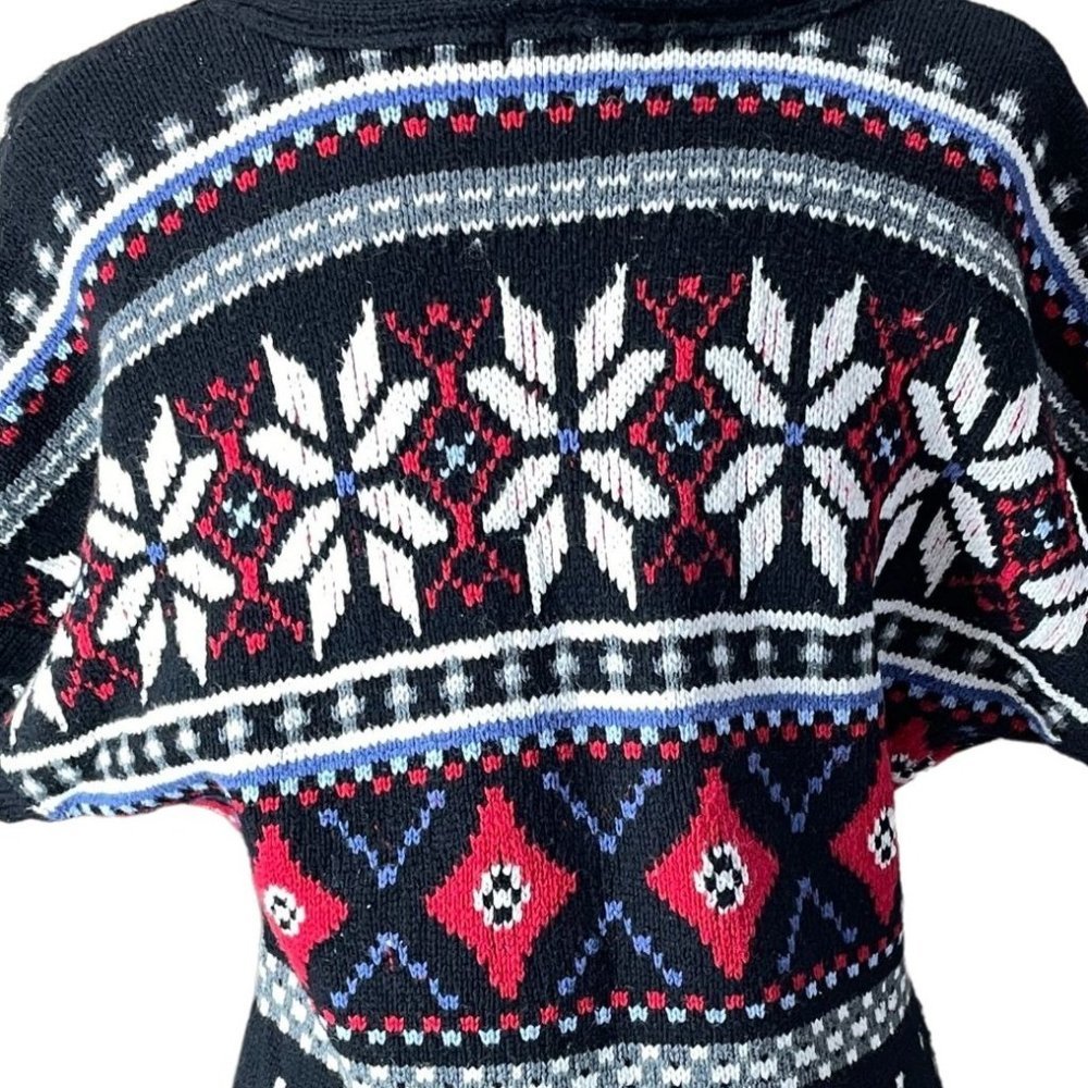Tommy Hilfiger Fair Isle Vest Short Sleeve Sweater Medium - Picture 7 of 12